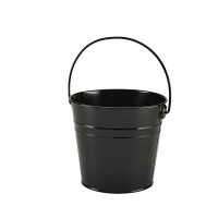16cm Black Stainless Steel Serving Bucket